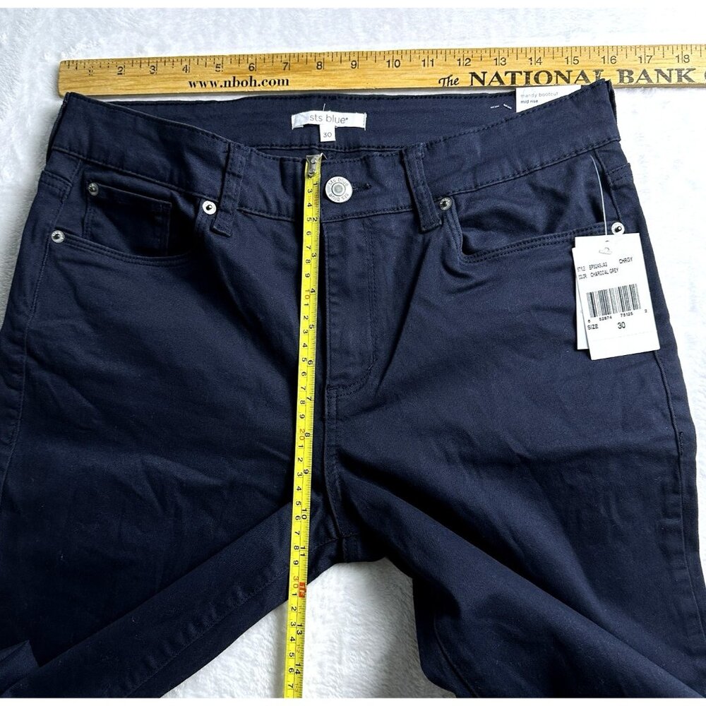 STS Blue Mandy Womens Bootcut Pants Navy 30 NWT Mid Rise Stretch Chino Pants - Picture 6 of 10
